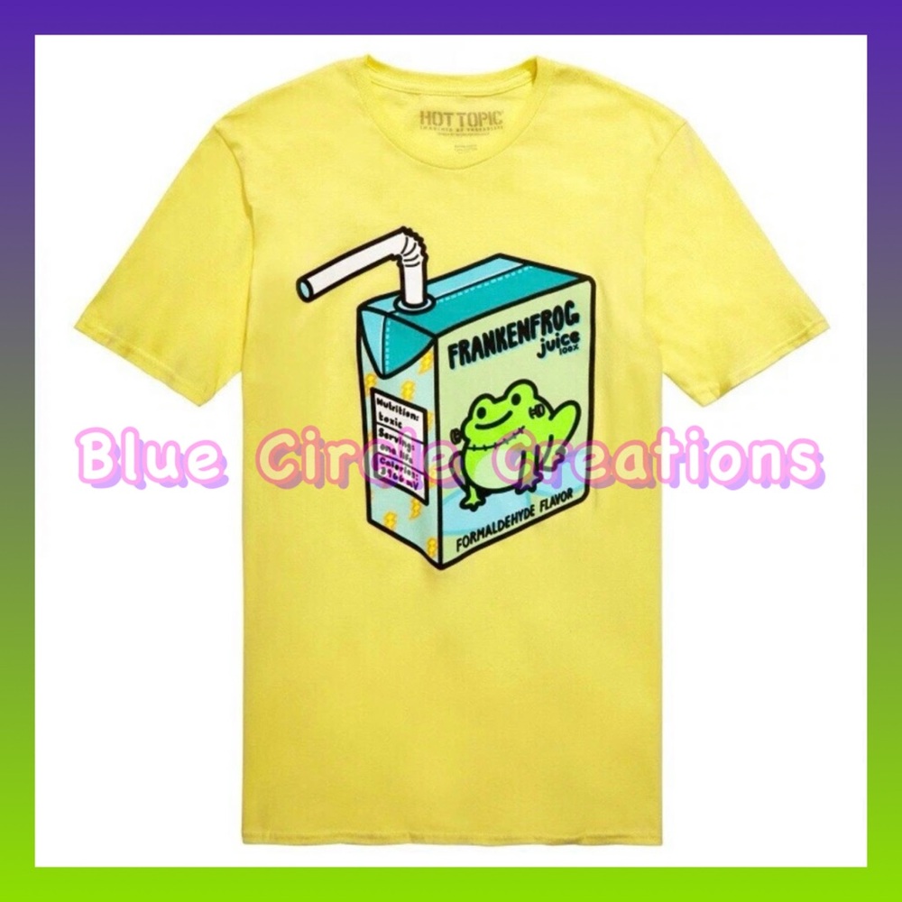 Frankenfrog Juice T-Shirt by SpookyDoodleClub
•Size XL Men’s/Unisex